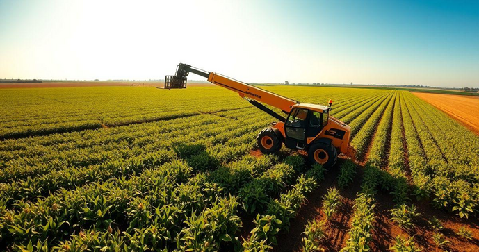 Manipulador Telescópico na Agricultura Manipulador Telescópico na Agricultura