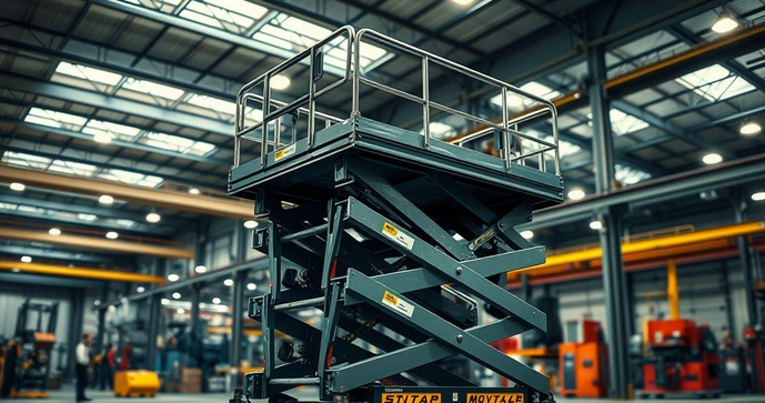 Plataforma Elevatória Tipo Tesoura Portátil: Conheça Já