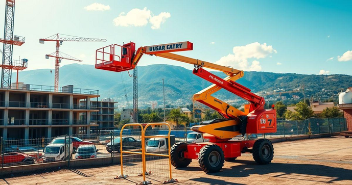 Plataforma elevatória articulada: descubra suas vantagens e aplicações