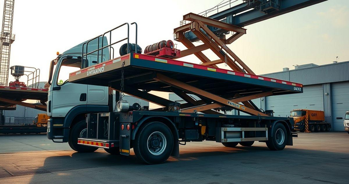 Plataforma elevatória hidráulica para caminhão: benefícios e aplicações Plataforma elevatória hidráulica para caminhão: benefícios e aplicações
