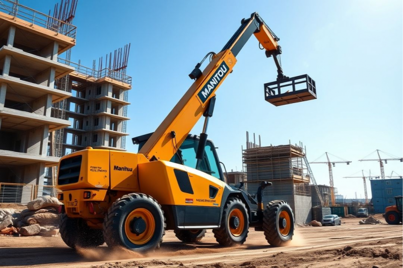 Manipulador Telescópico Manitou: A Solução Ideal para Construção e Agricultura
