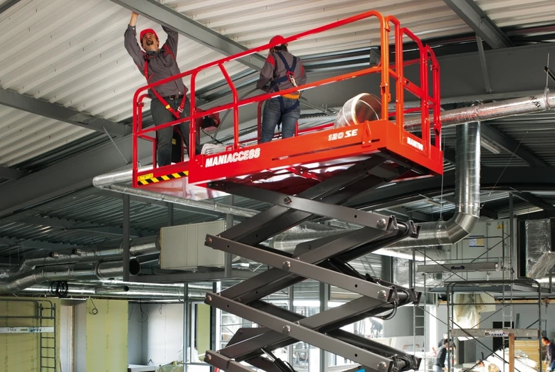 plataforma elevatória de tesoura
